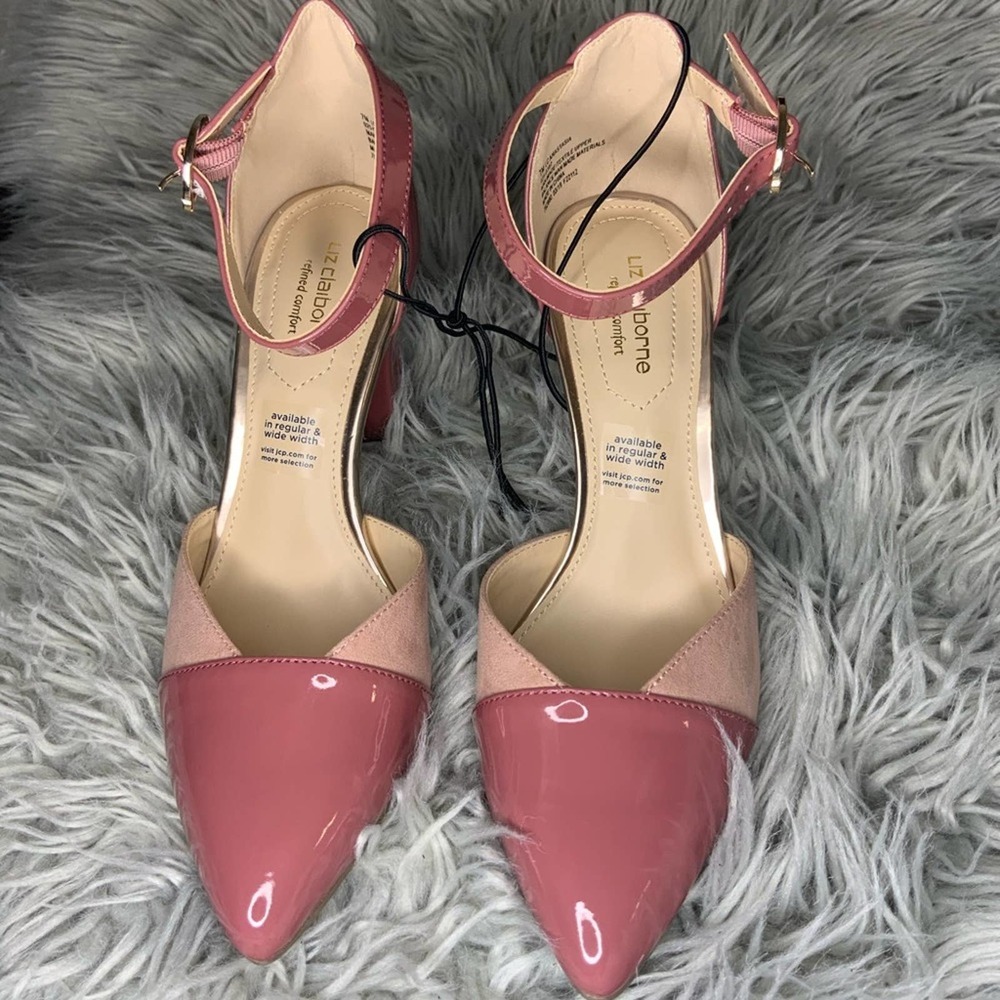 Liz Claiborne Anastasia Pump Round Toe Block Heel